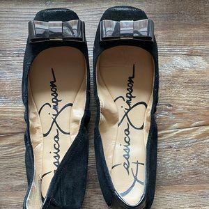 Jessica Simpson bow flat